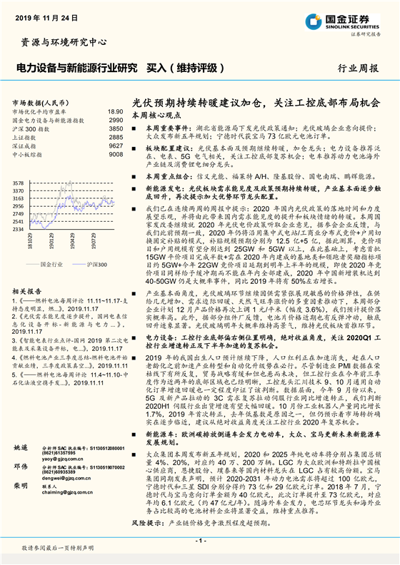 行業(yè)研究 | 光伏板塊需求能見(jiàn)度及政策預(yù)期持續(xù)轉(zhuǎn)暖(圖1)